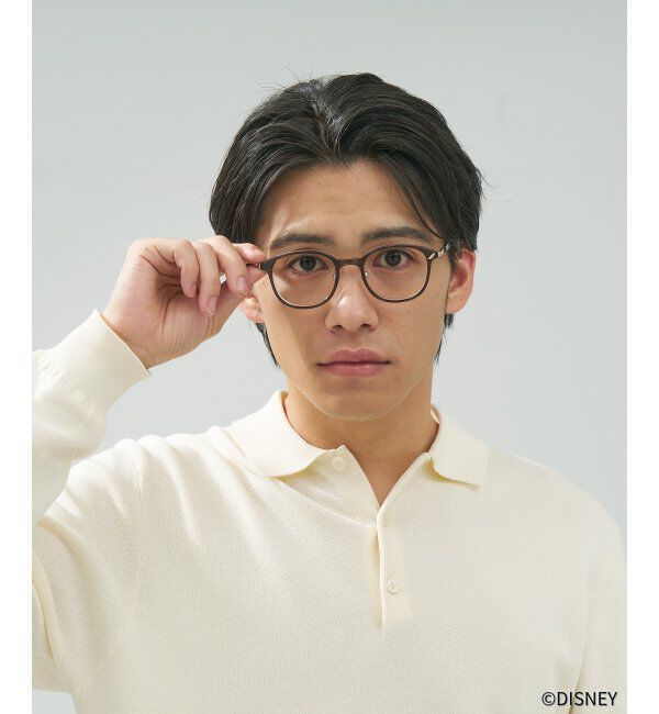  「Zoff｜Disney  &rdquo;Baby Animals&rdquo; メガネ [ダンボ ﾓﾃﾞﾙ]ディズニー 伊達・度付き    レンズ交換券付」|メガネ|