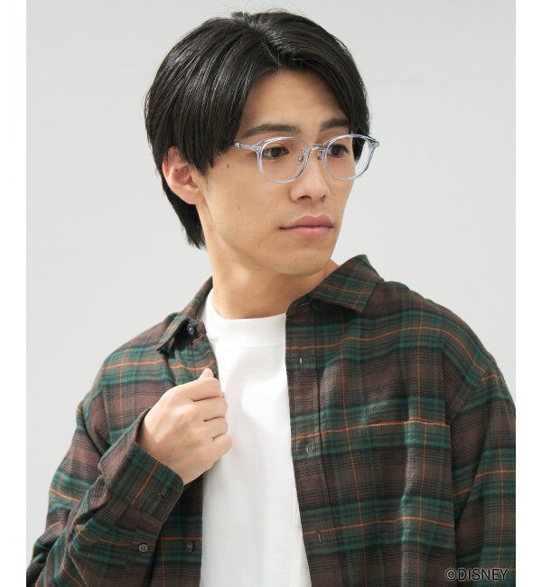  「Zoff｜Disney  &rdquo;Baby Animals&rdquo; メガネ [ダンボ ﾓﾃﾞﾙ]ディズニー 伊達・度付き    レンズ交換券付」|メガネ|