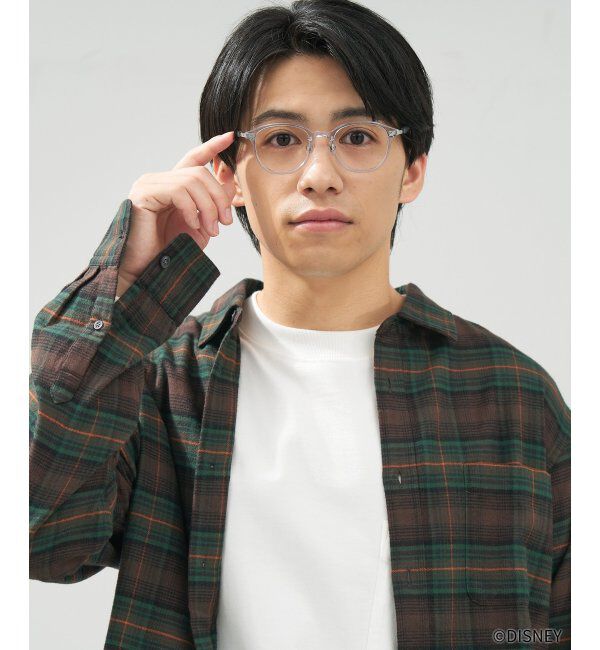  「Zoff｜Disney  &rdquo;Baby Animals&rdquo; メガネ [ダンボ ﾓﾃﾞﾙ]ディズニー 伊達・度付き    レンズ交換券付」|メガネ|