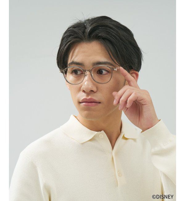  「Zoff｜Disney  &rdquo;Baby Animals&rdquo; メガネ [おしゃれキャット( マリー ) ﾓﾃﾞﾙ] ディズニー  レンズ交換券付」|メガネ|