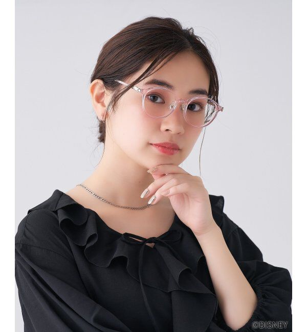  「Zoff｜Disney  &rdquo;Baby Animals&rdquo; メガネ [おしゃれキャット( マリー ) ﾓﾃﾞﾙ] ディズニー  レンズ交換券付」|メガネ|