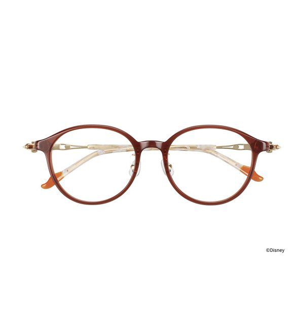 「Zoff｜Disney  &rdquo;Baby Animals&rdquo; メガネ [おしゃれキャット( マリー ) ﾓﾃﾞﾙ] ディズニー  レンズ交換券付」|メガネ|