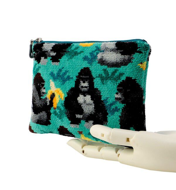 LOVERARY BY FEILER「ウッホッホゴリラ　フラットポーチ　L/UHGー243018」|ポーチ|