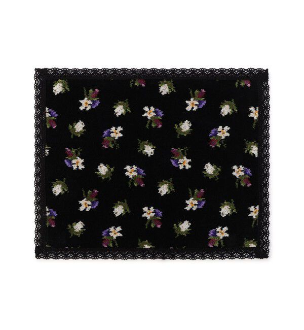 FEILER「ナイツドリーム　レース付きひざ掛け　NID-241412」|その他|ブラック