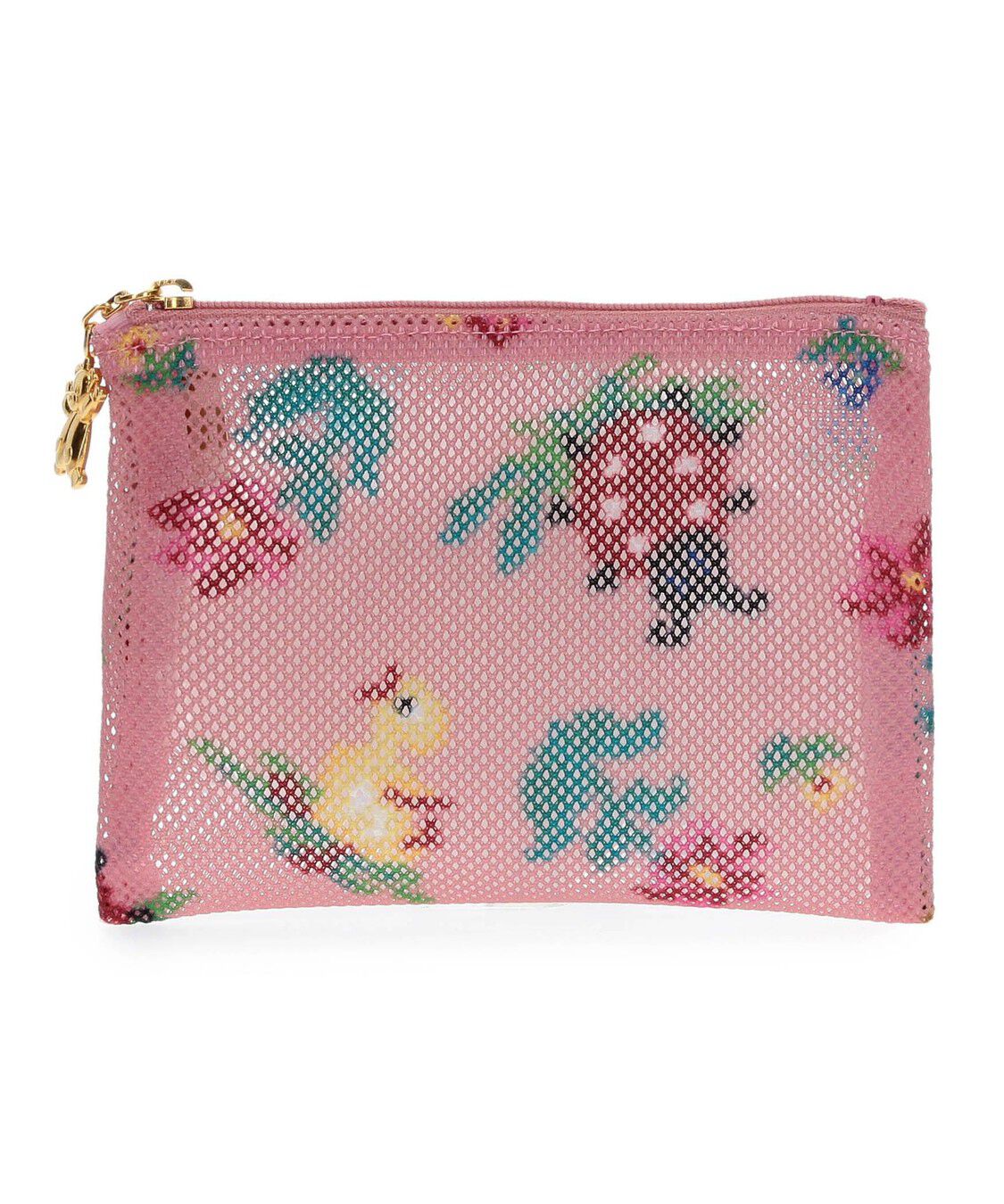 FEILER「ハイジ　メッシュポーチS　HE-251191」|ポーチ|ピンク