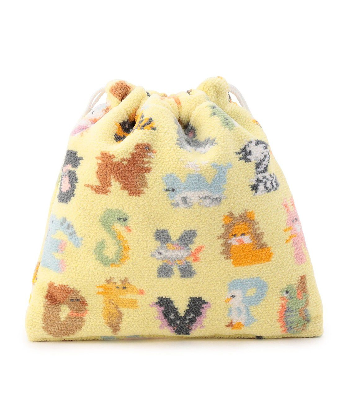 LOVERARY BY FEILER「エービーシーズー　巾着　L/ABC-257112」|ポーチ|