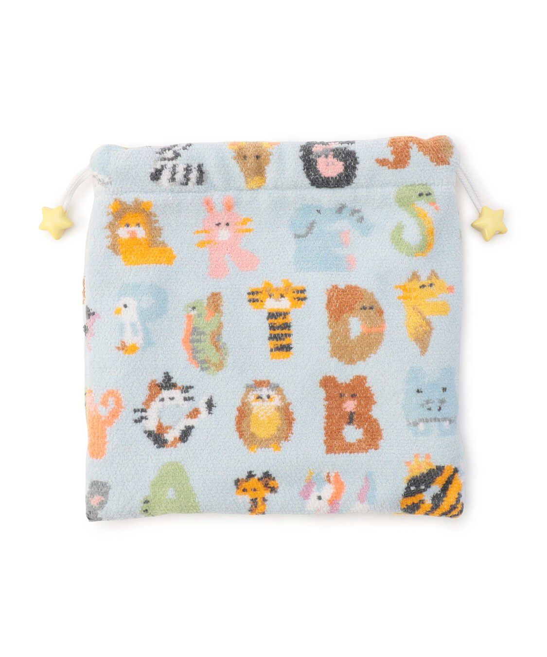 LOVERARY BY FEILER「エービーシーズー　巾着　L/ABC-257112」|ポーチ|