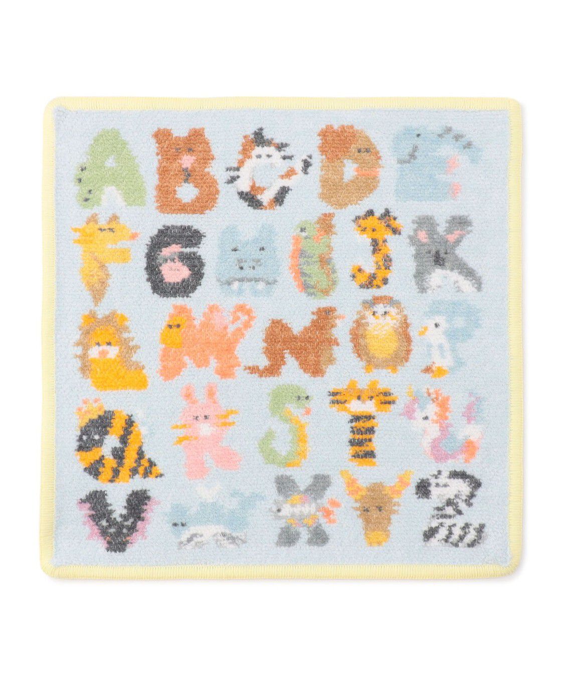 LOVERARY BY FEILER「エービーシーズー　ハンカチ」|ハンカチ|ペールブルー