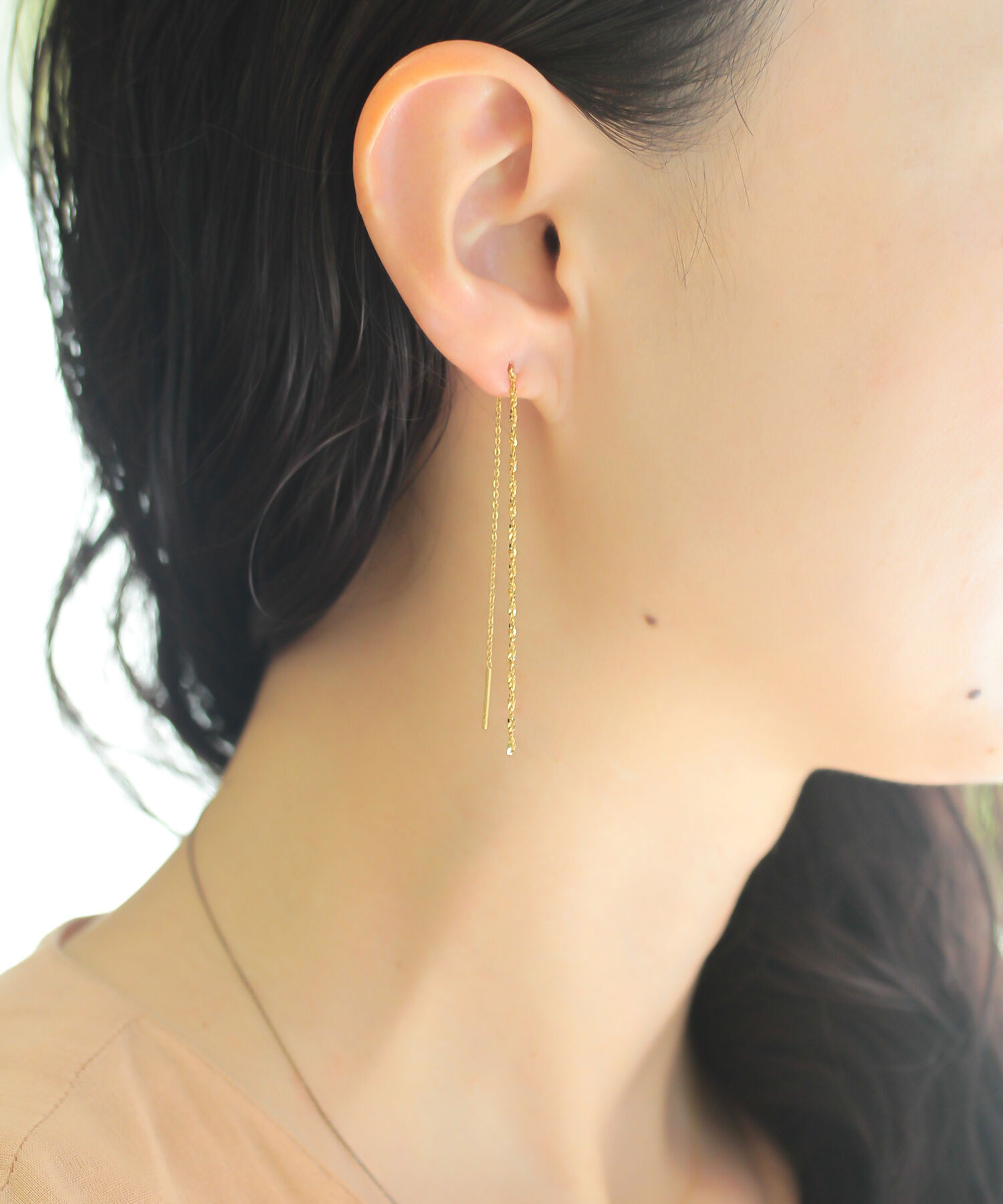  「silver925 キラチェーン アメリカンピアス (ニッケルフリー)」|ピアス|