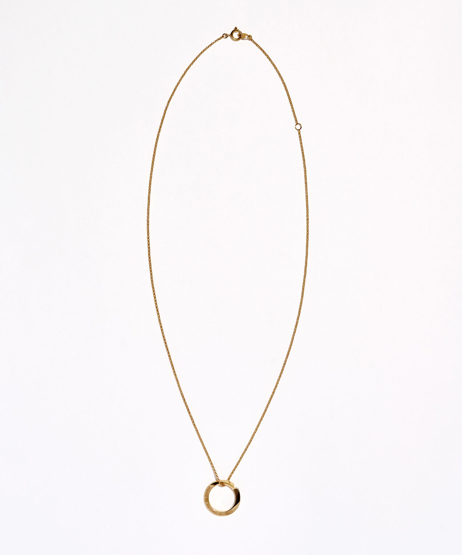 JUPITER「リングペアネックレス　ゴールド」|ネックレス|