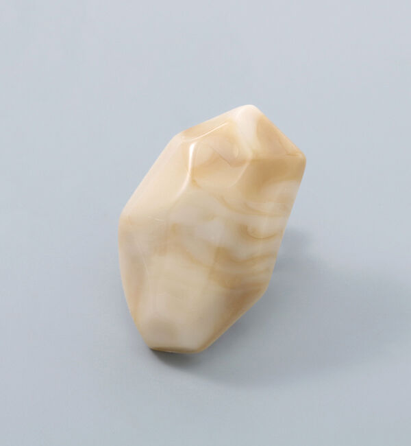 Phoebe+「【sfy】marble stone pairイヤリング　ベージュ&times;パープル」|イヤリング|