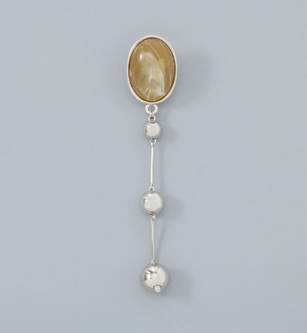 Phoebe+「【sfy】metal ballイヤリング　イエローベージュ」|イヤリング|