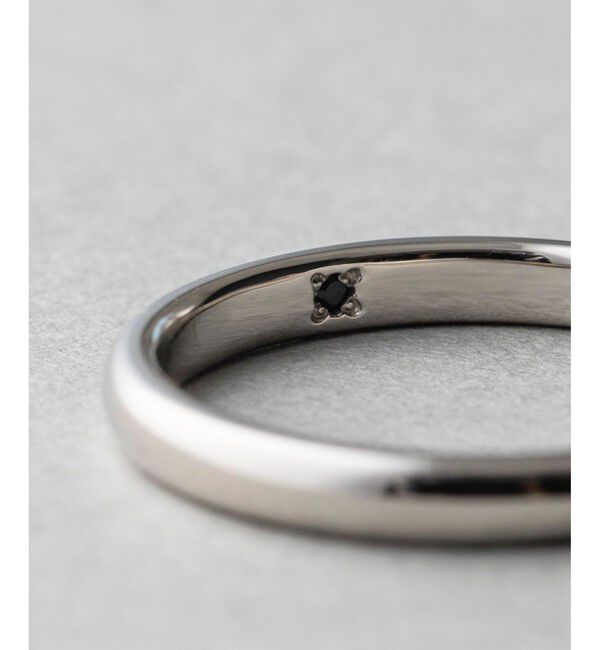 ete「[シェア] ブラックビジュー リング」|リング|