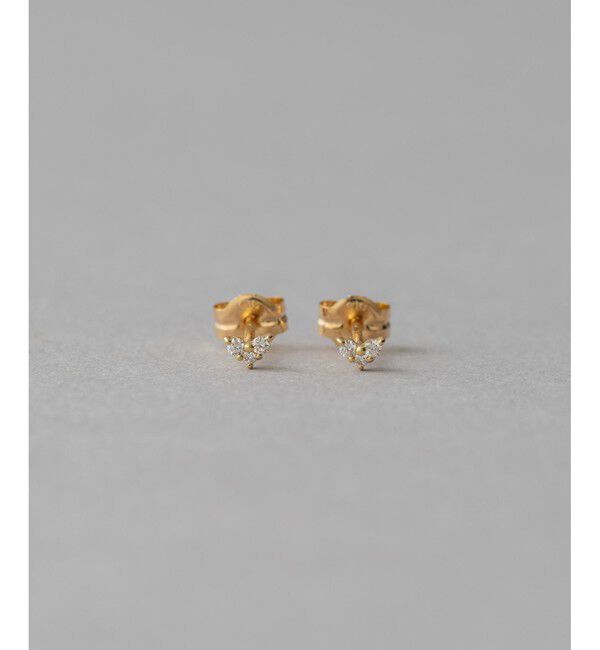 ete「K18YG ダイヤモンド ピアス」|ピアス|イエローゴールド