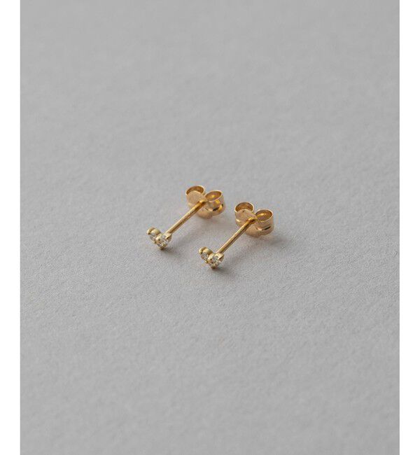 ete「K18YG ダイヤモンド ピアス」|ピアス|