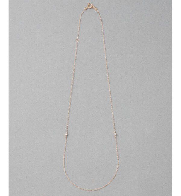 ete「[レイヤー] K18MPG ダイヤモンド ネックレス」|ネックレス|