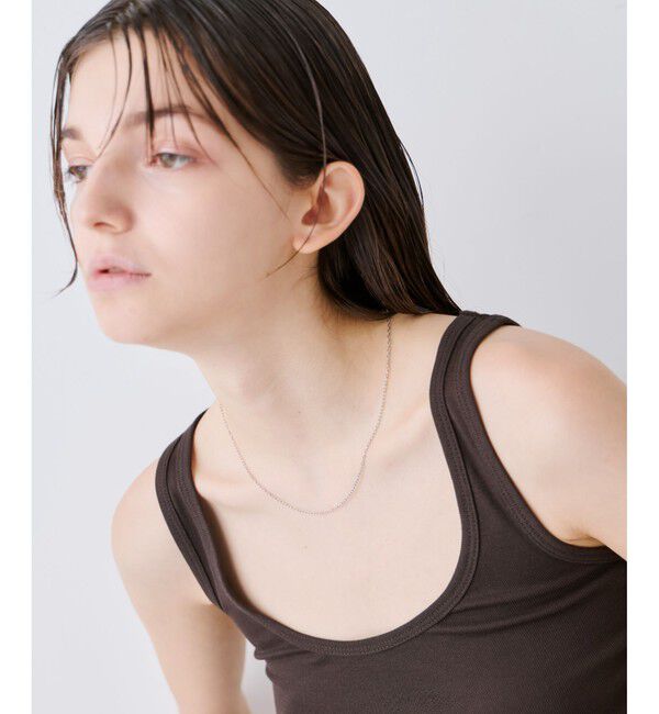 ete「カッティング小豆チェーン ネックレス」|ネックレス|