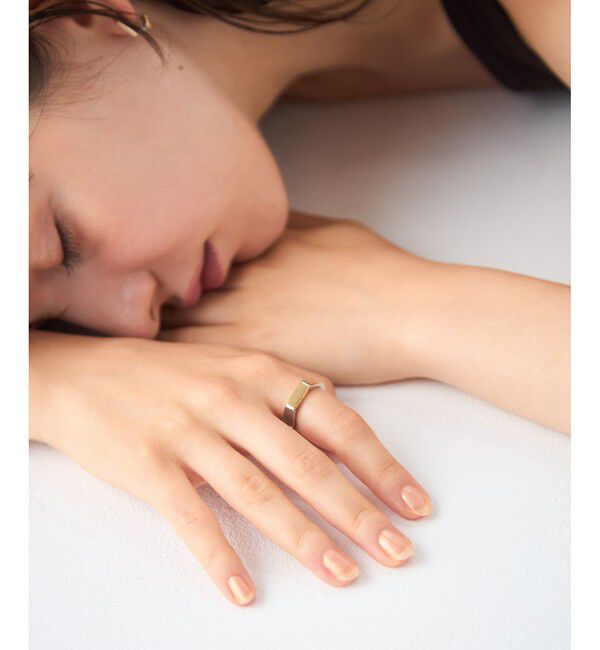 ete「[トリカラー] ボクシー リング ミディアム」|リング|