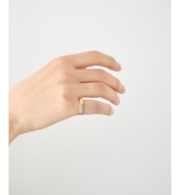 ete「[トリカラー] ボクシー リング ミディアム」|リング|