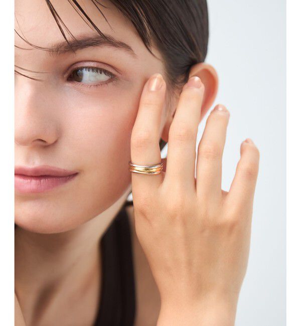 ete「[トリカラー] ニュアンス リング」|リング|