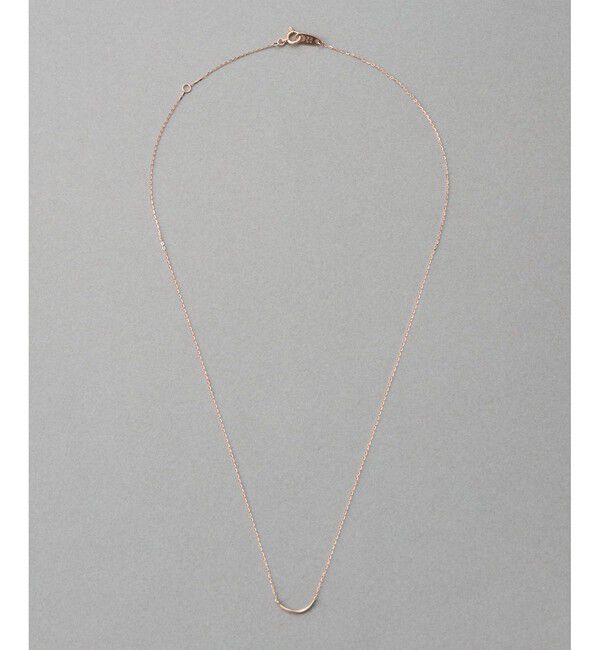 ete「[レイヤー] K10MPG クレセントムーン ネックレス」|ネックレス|