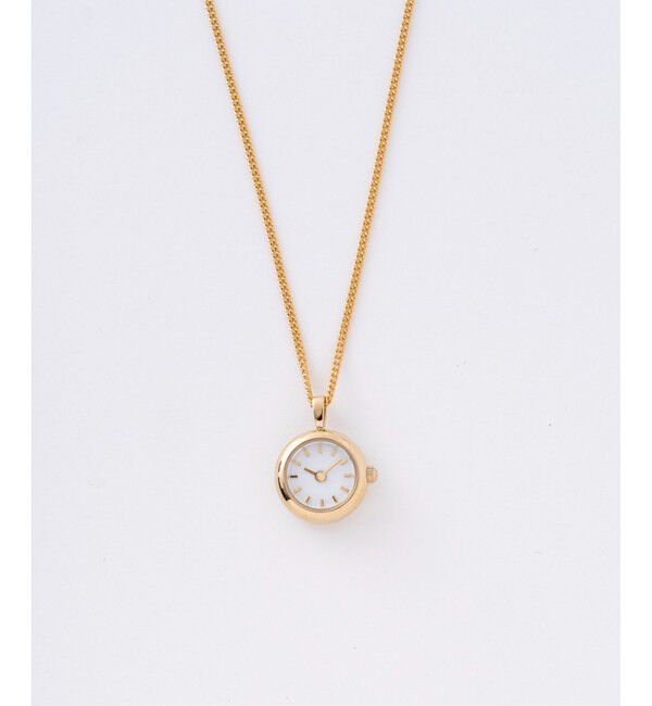 Jouete「タイムピース ネックレス」|腕時計|イエローゴールド