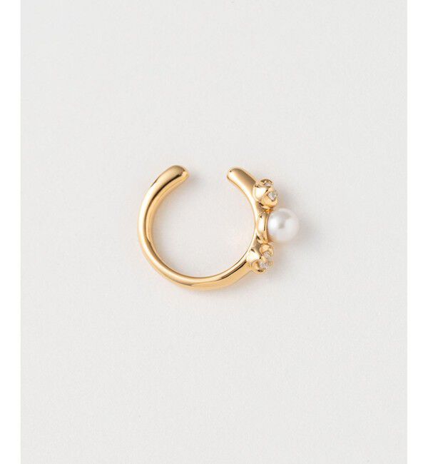 Jouete「ジルコニア&times;パール イヤリング」|イヤリング|