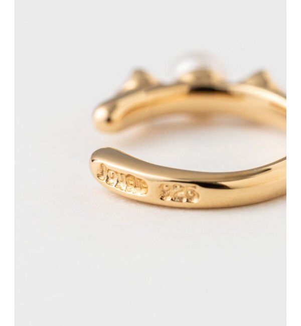 Jouete「ジルコニア&times;パール イヤリング」|イヤリング|