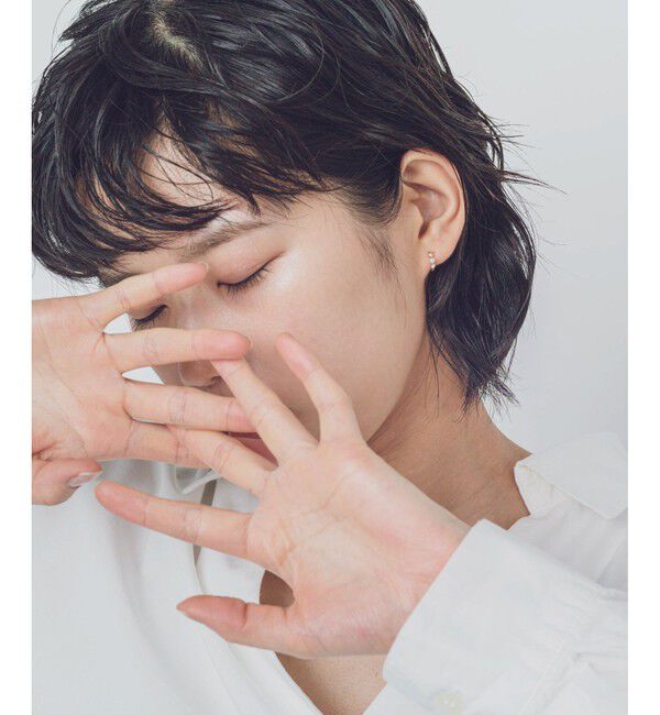 Jouete「ジルコニア&times;パール イヤリング」|イヤリング|