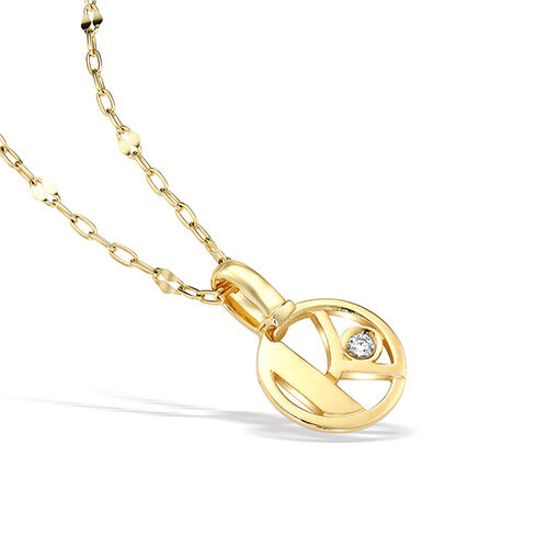 STAR JEWELRY「INITIAL STAR CHARM (K)」|ネックレス|