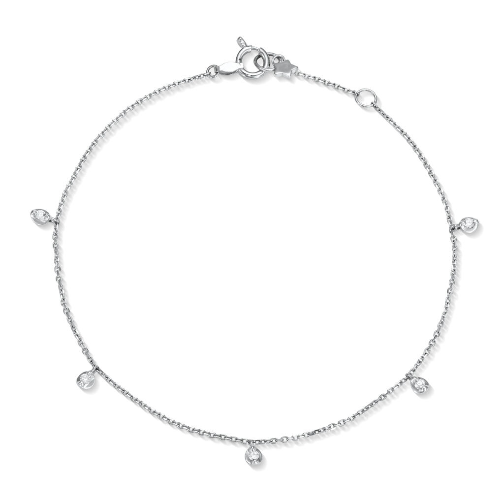 STAR JEWELRY「DAIMOND STATION BRACELET」|ブレスレット・バングル|プラチナ
