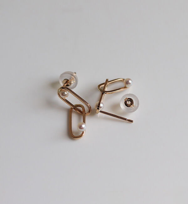  「パール ピアス | K10YG」|ピアス|