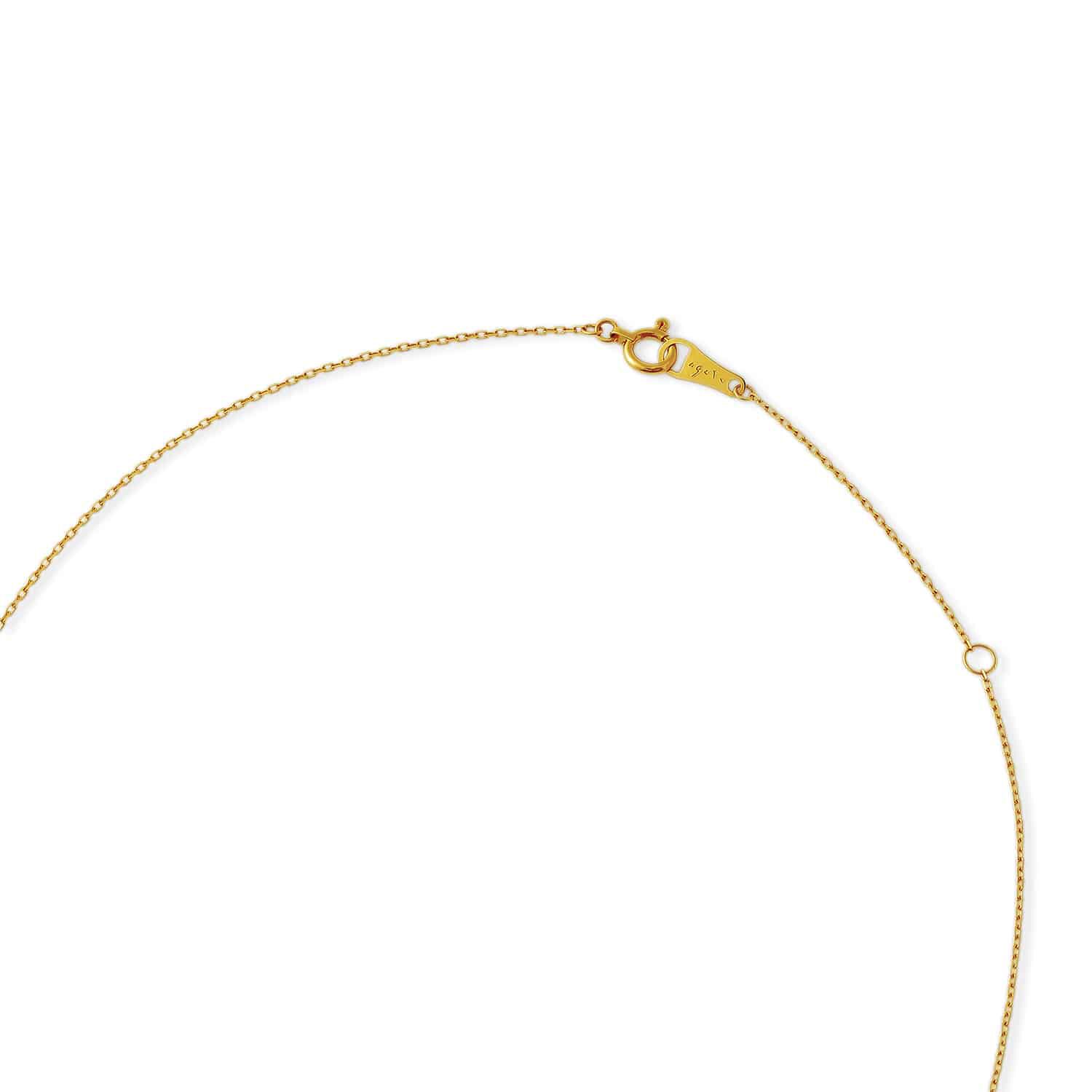 agete「K18ダイヤモンドネックレス」|ネックレス|