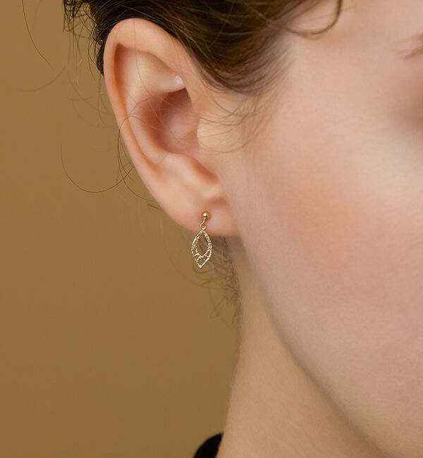 agete「K10ピアス」|ピアス|