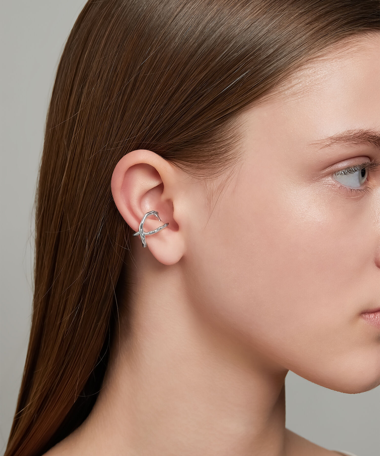 NOJESS「シルバーイヤーカフ」|イヤーカフ|