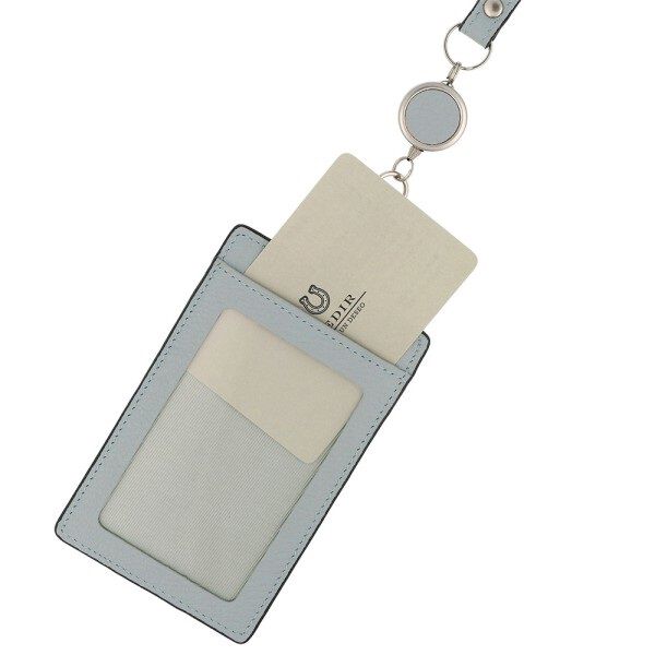 PEDIR「PEDIR(ペディール) ディアシュリンク 本革 リール付 シングルパスケース」|定期入れ|