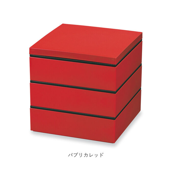 BACKYARD FAMILY「重箱 仕切り 通販 シンプル 3段 お重 18cm ランチボックス ファミリーサイズ お重箱」|食器・キッチングッズ|