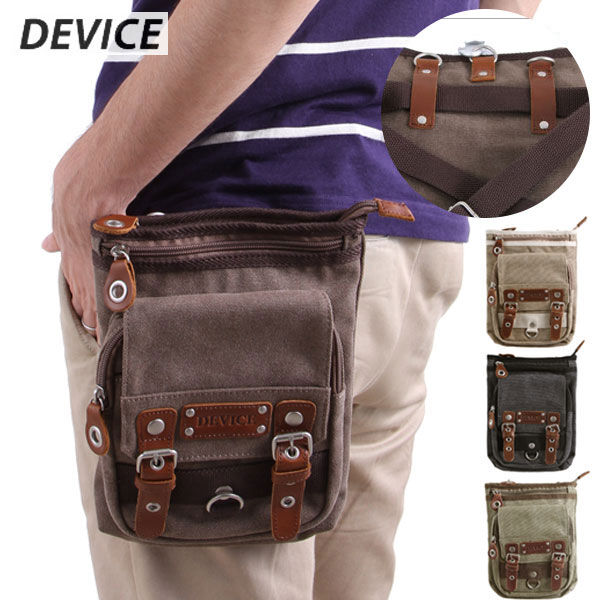 BACKYARD FAMILY「DEVICE 通販 メガ ヒップバッグ バッグ 定番 キャンバス メンズブランド シザーバッグ」|ショルダー・メッセンジャー|