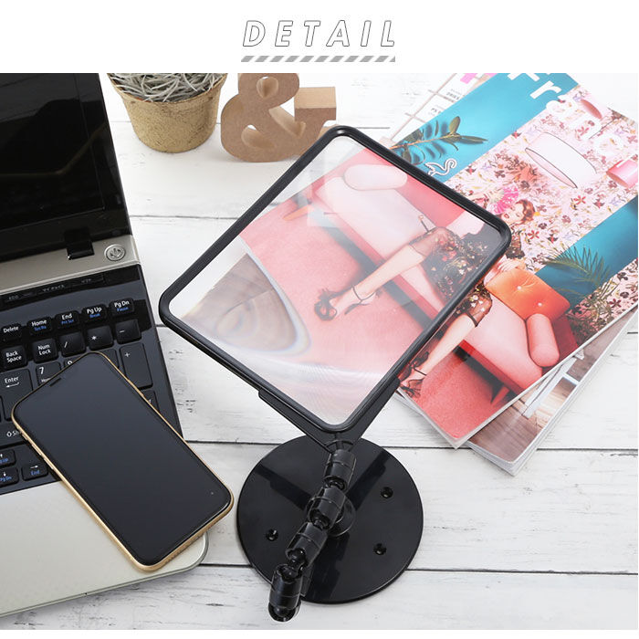 BACKYARD FAMILY「拡大鏡 ルーペ スタンド 通販 1.8倍 &times;1.8 グースネックルーペ 読書用 虫眼鏡 虫メガネ」|その他|