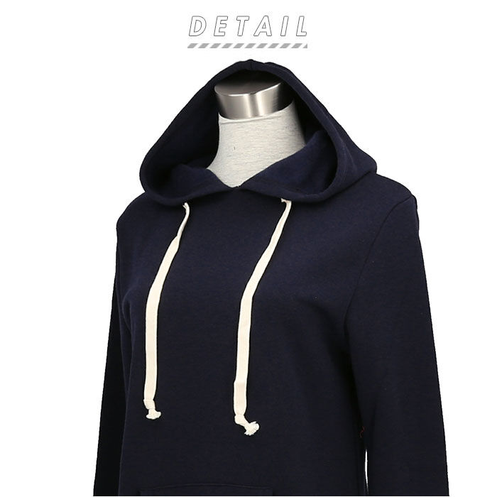 BACKYARD FAMILY「ルームウェア ワンピース 長袖 通販 スウェットワンピース ロング あったか 裏起毛」|ルームウェア|