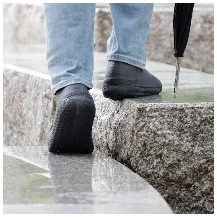 BACKYARD FAMILY「シューズカバー レイン 防水 通販 シリコン レインシューズカバー 履きやすい 滑りにくい」|レインシューズ|