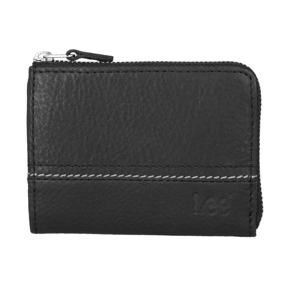 BACKYARD FAMILY「二つ折り財布 メンズ ブランド 通販 財布 二つ折り 本革 L字 ファスナー レザー リアルレザー」|コインケース|ブラック1