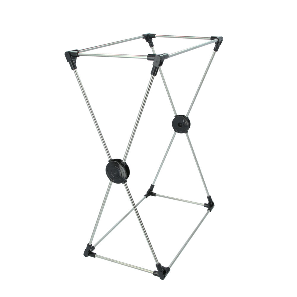 BACKYARD FAMILY「ごみ袋ホルダー ゴミ袋スタンド 通販 ゴミ箱 45リットル ダストスタンド 45l 山研工業」|ダストボックス|ブラック1