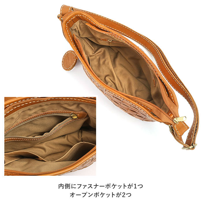 BACKYARD FAMILY「ショルダーバッグ レディース 本革 通販 斜めがけ 大人 小さめ ズッケロ フィラート」|ショルダー・メッセンジャー|