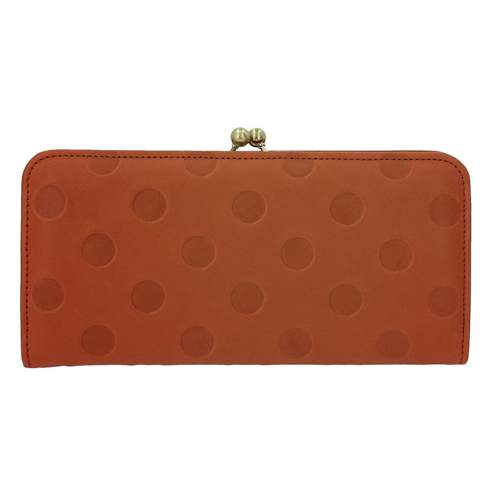 BACKYARD FAMILY「財布 レディース 長財布 ブランド 通販 un signet アンシグネ がま口 本革 レザー」|財布|オレンジ1