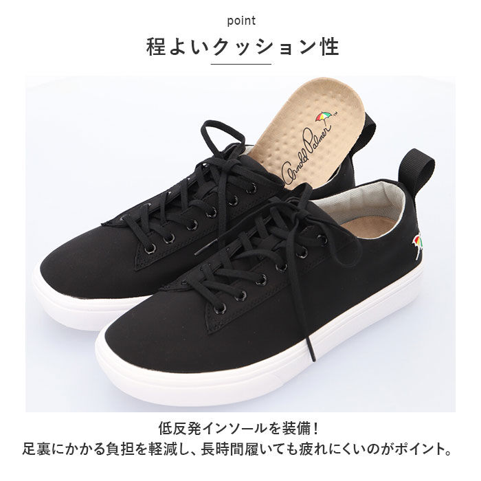 BACKYARD FAMILY「レディース 防水スニーカー アーノルドパーマー 通販 Arnold Palmer AL0865」|スリッポン|