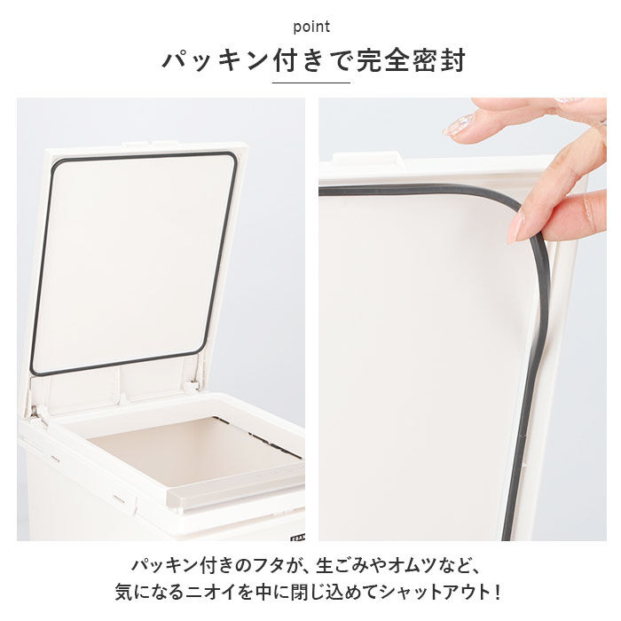 BACKYARD FAMILY「アスベル ゴミ箱 ASVEL 6605 通販 ダストボックス ごみ箱 分別ペダル ごみばこ」|ダストボックス|