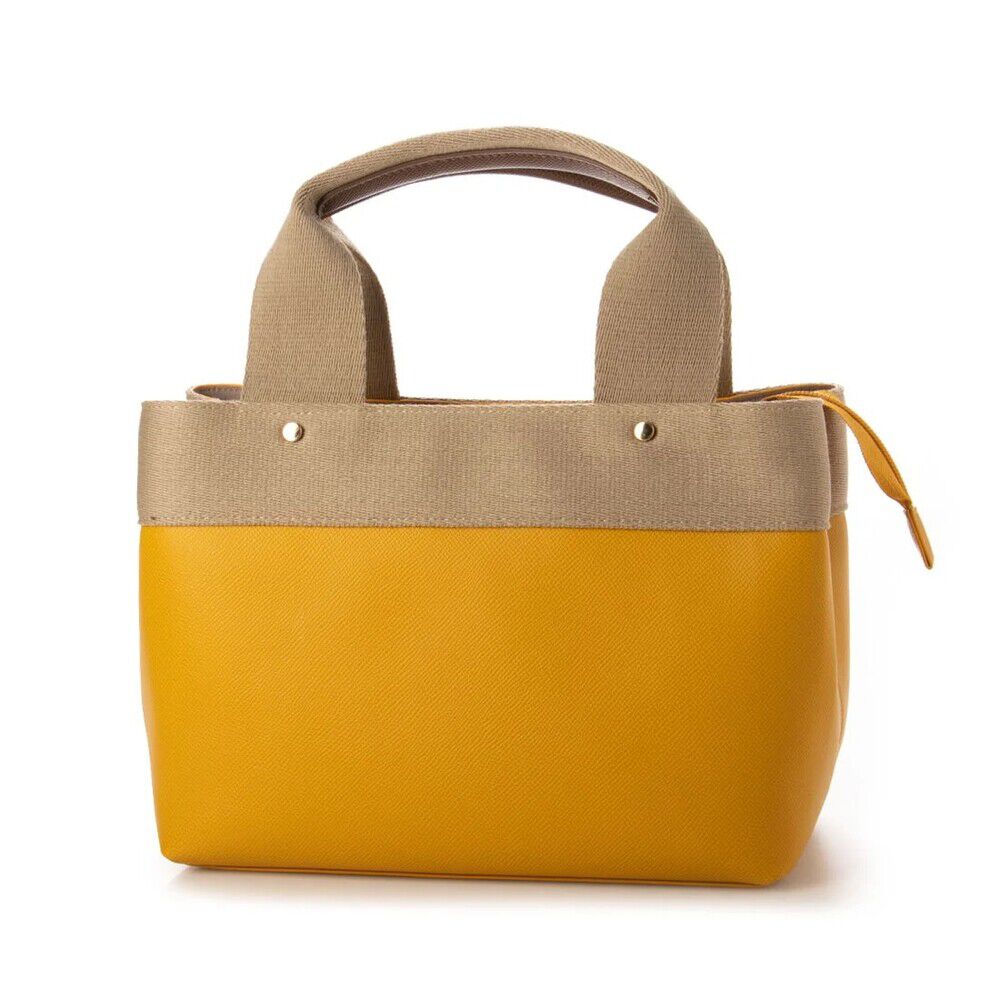 cache cache「カシュカシュ トートバッグ cache cache 通販 ショルダー付き バッグ」|トートバッグ|イエロー1