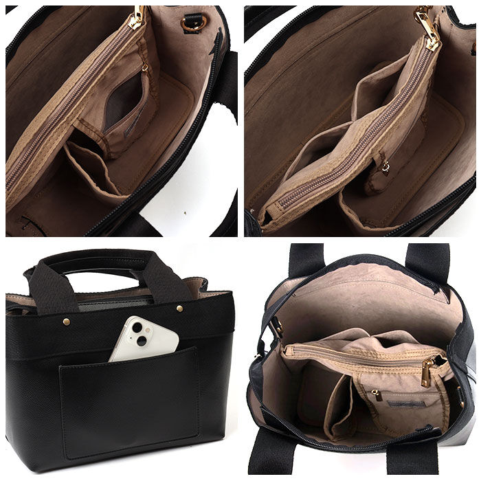 cache cache「カシュカシュ トートバッグ cache cache 通販 ショルダー付き バッグ」|トートバッグ|