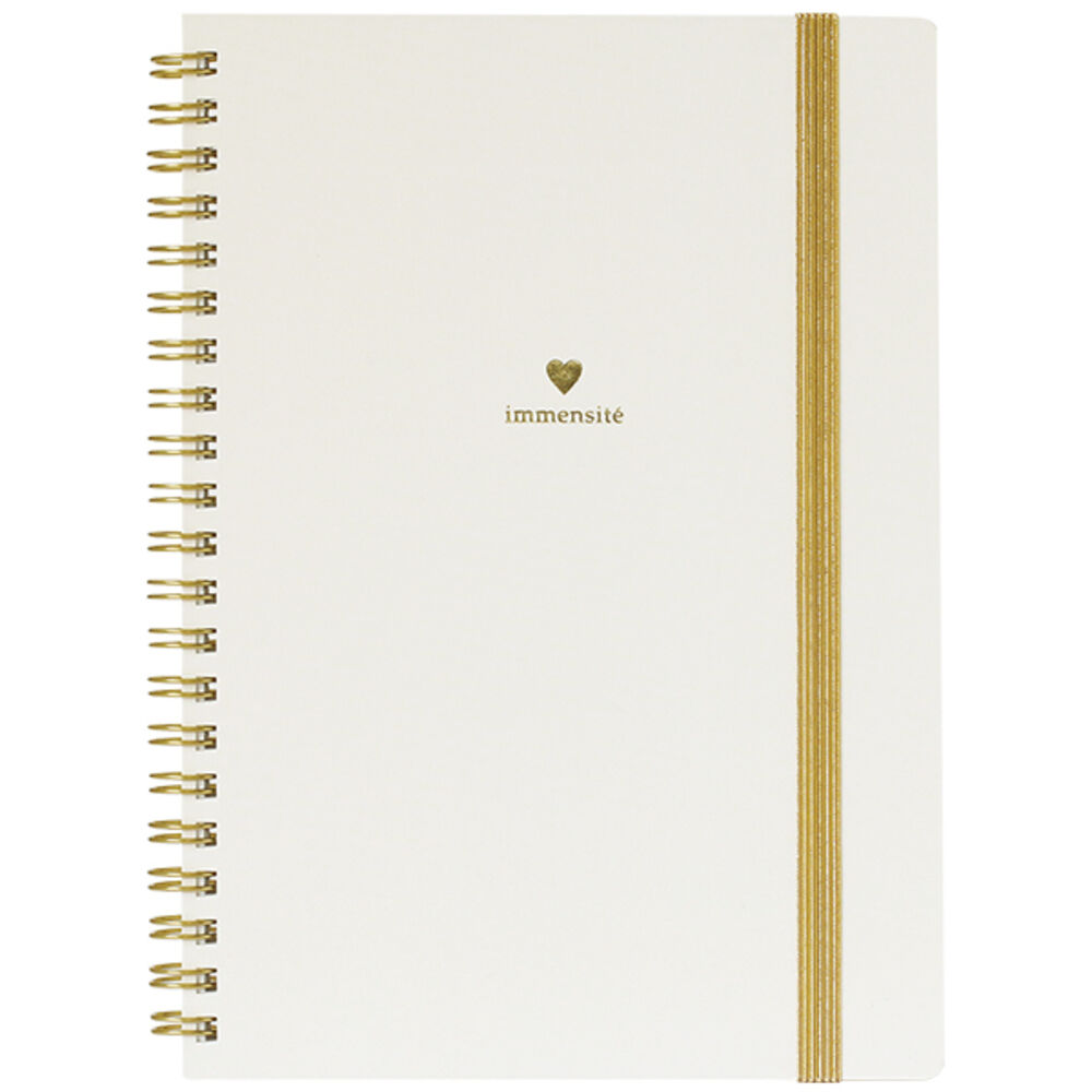 BACKYARD FAMILY「A5 ノート かわいい 通販 リングノート A5ノート 横罫 A罫 罫線 7mm 7ミリ」|その他|ホワイト1